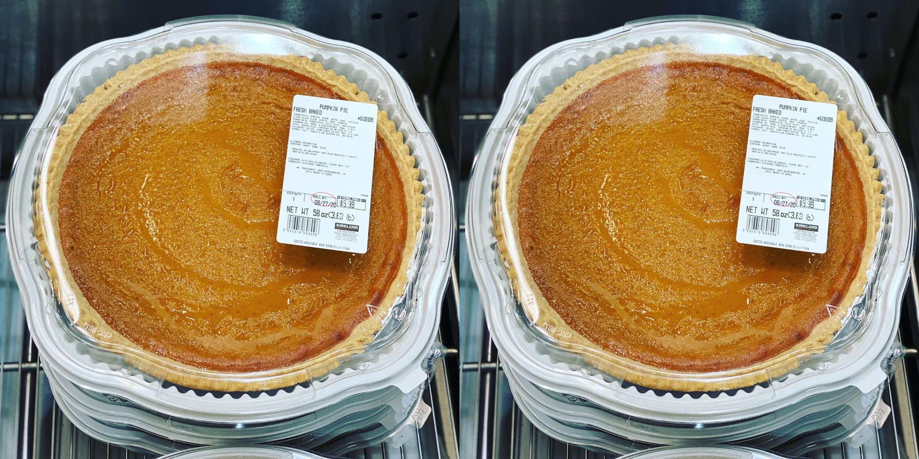 Costco Has A 4 Pound Pumpkin Pie Holiday Shopping At Costco