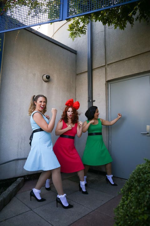 costumes for 3 people powerpuff girls