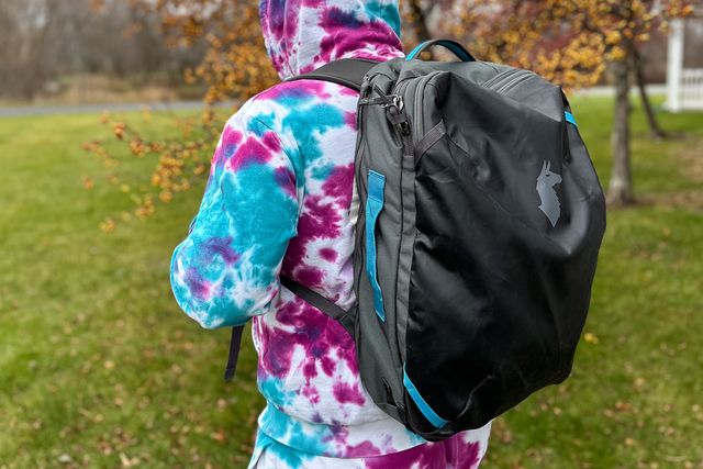 a person wearing a backpack