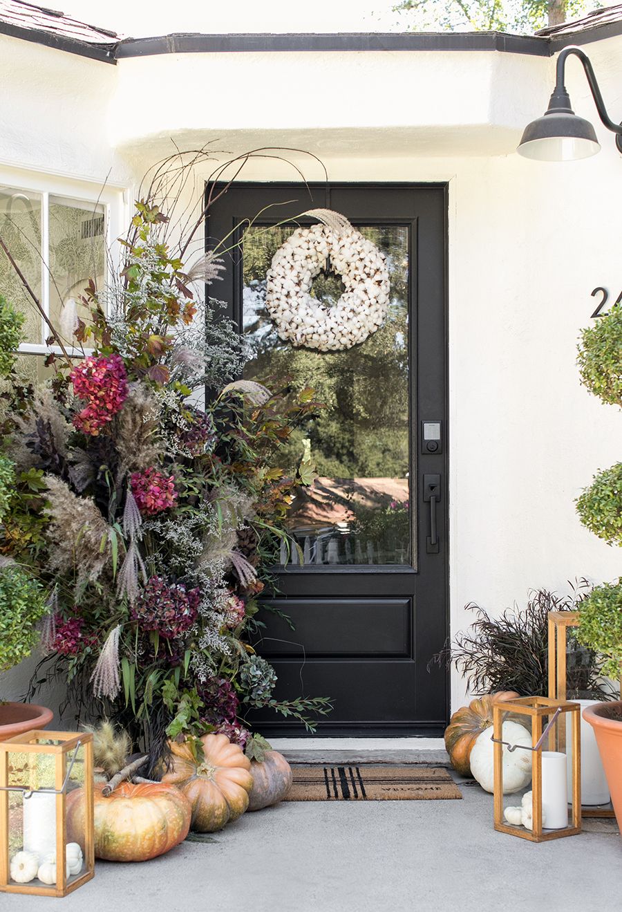 front porch outdoor fall decor ideas