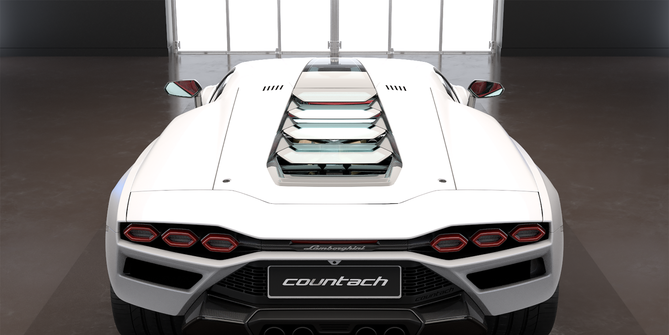Lamborghini Recalls New Countach Because Glass Engine Cover Could Go Flying