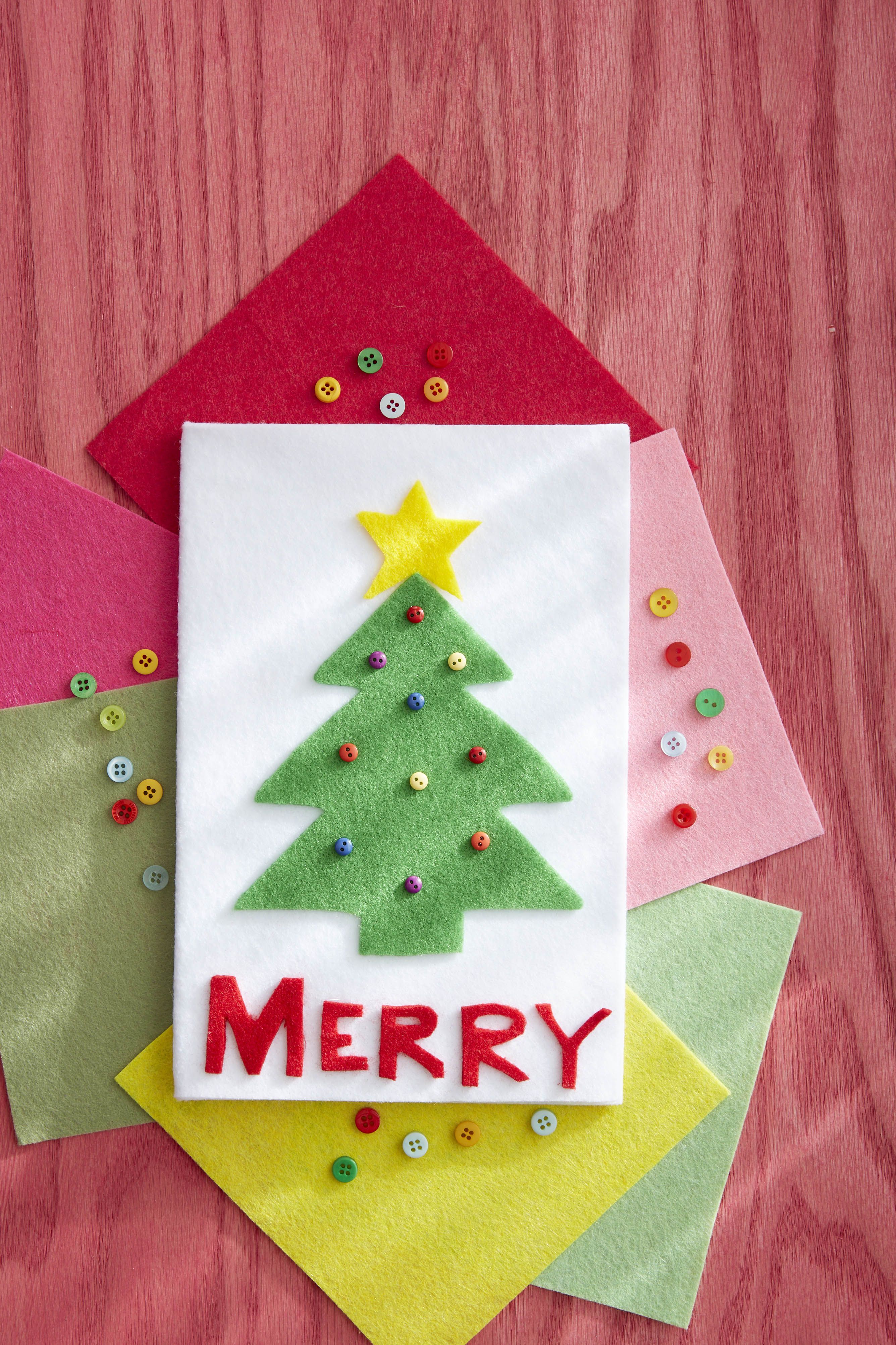 Merry Christmas Handmade Greeting Card