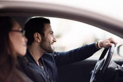 couple in car