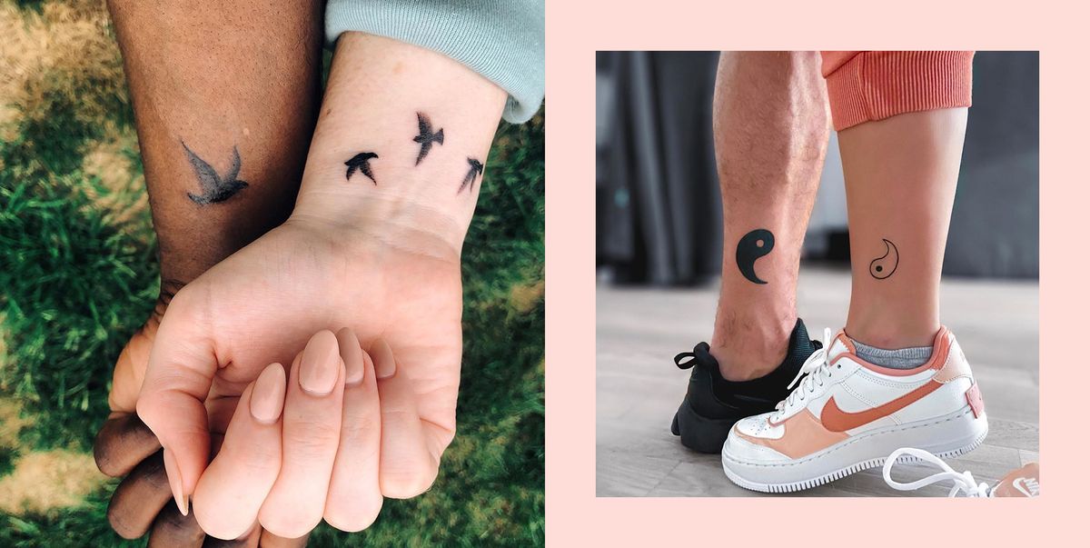 Bewolkt single Interactie 74 Couple Tattoos Ideas for 2021 That Are Truly Cute Not Cheesy