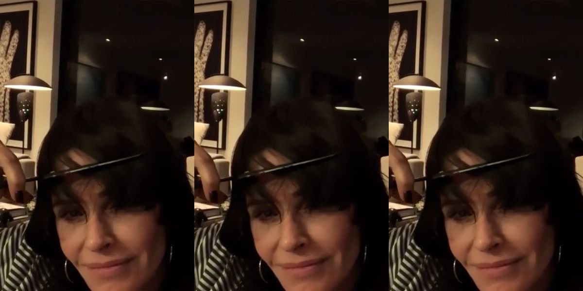 Courteney Cox Brought Back Her 'Scream 3' Bangs for Halloween