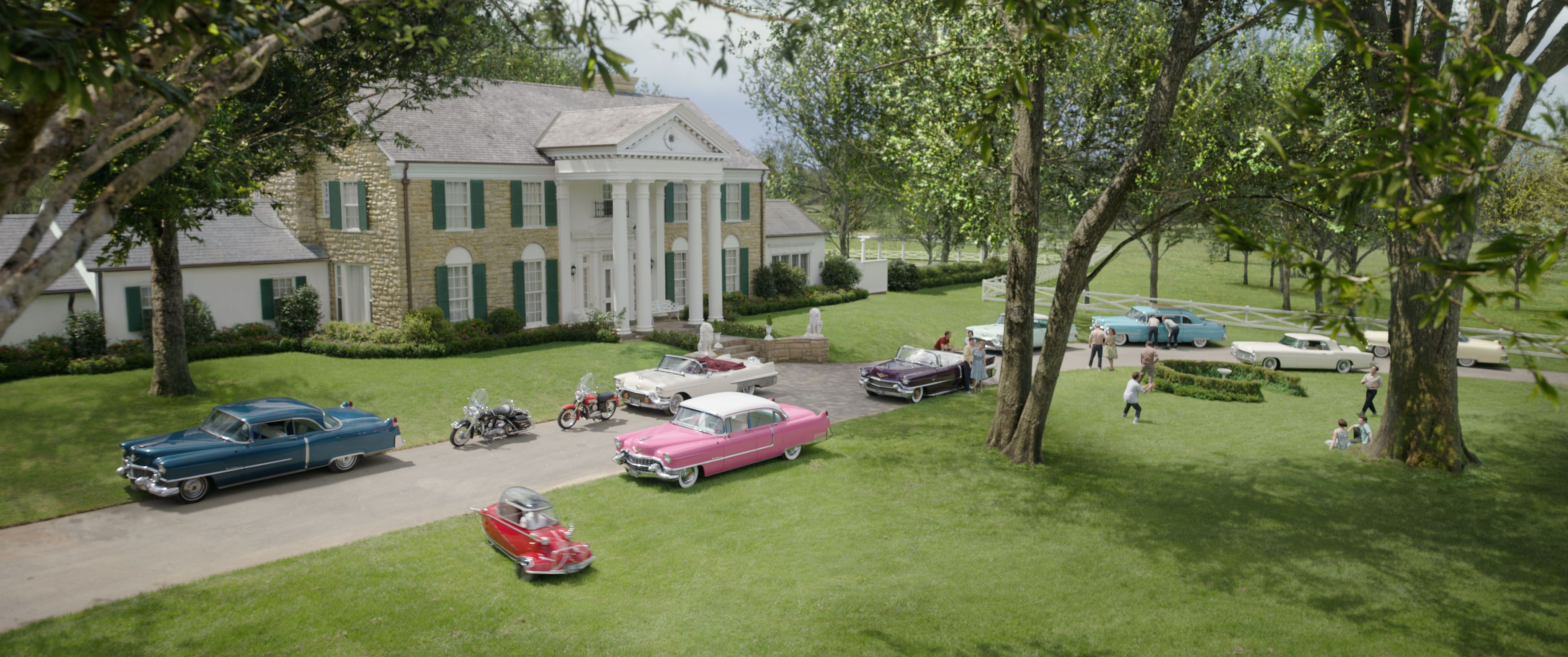 Graceland Was Recreated With Meticulous Detail for the New "Elvis" Movie