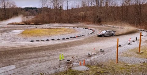 This Ferrari Engine Swapped Subaru STI Is a Actual Stage Rally Automobile This Ferrari Engine Swapped Subaru STI Is a Actual Stage Rally Automobile