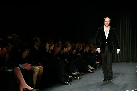 paris fashion week yves saint laurent fall winter 200304 collection