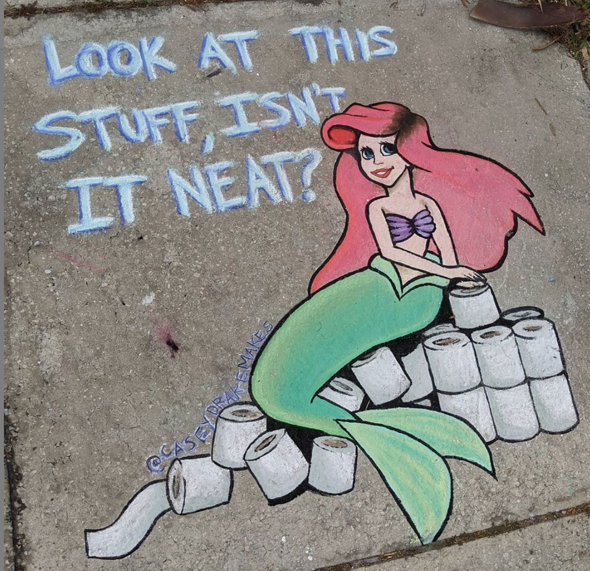 the chalk artist