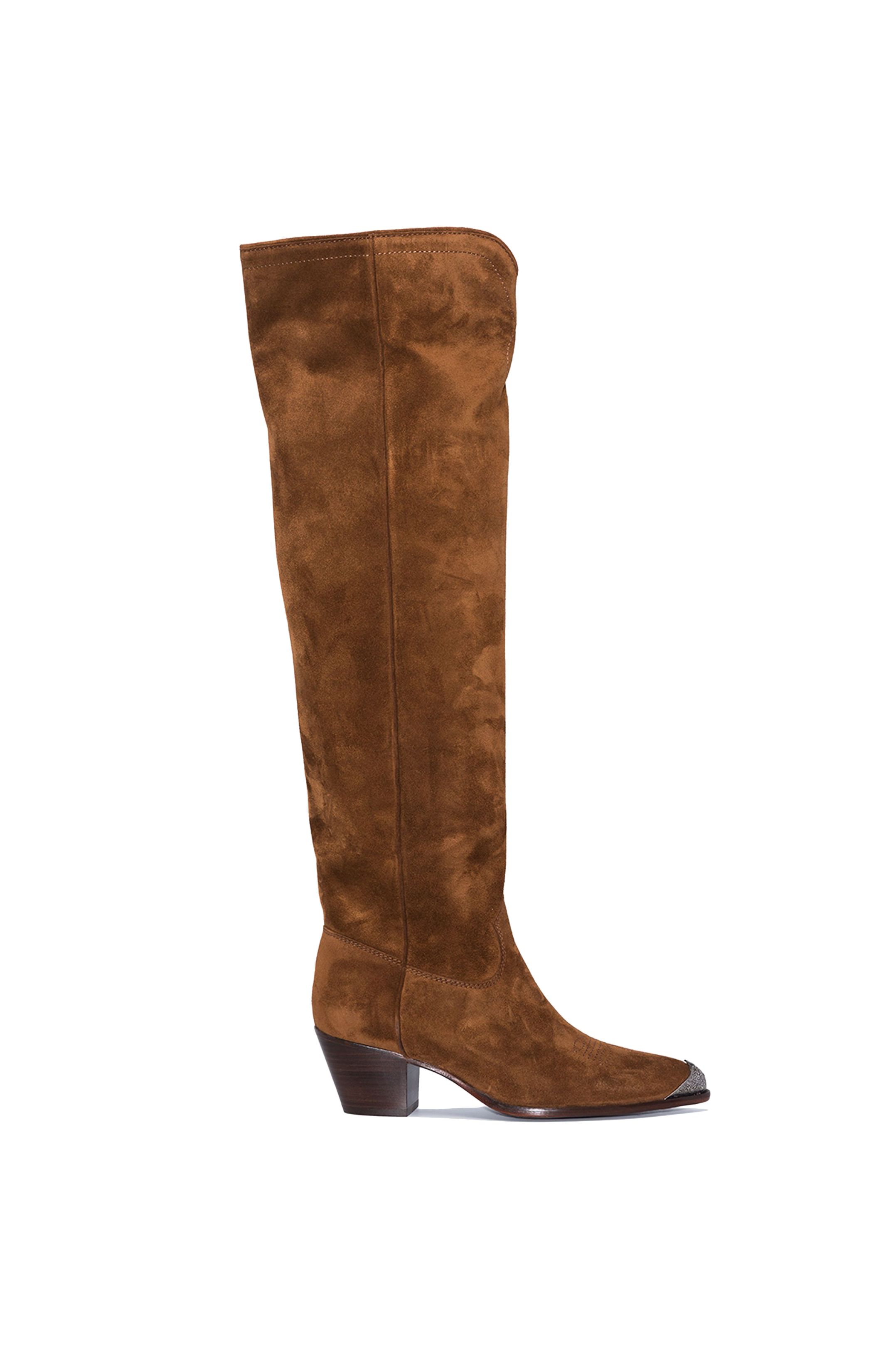 leather cowgirl boots uk