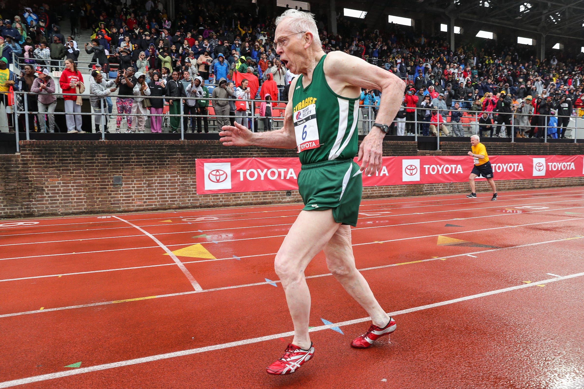 Watch 96-Year-Old Ed Cox Run a 24-Second 100 Meters at the Penn Relays