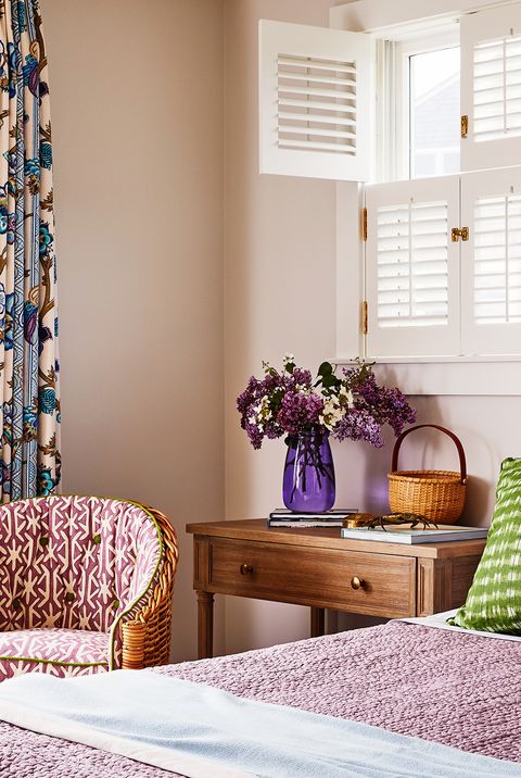 cozy purple bedroom