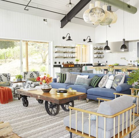 Cozy Living Room Modern Farmhouse