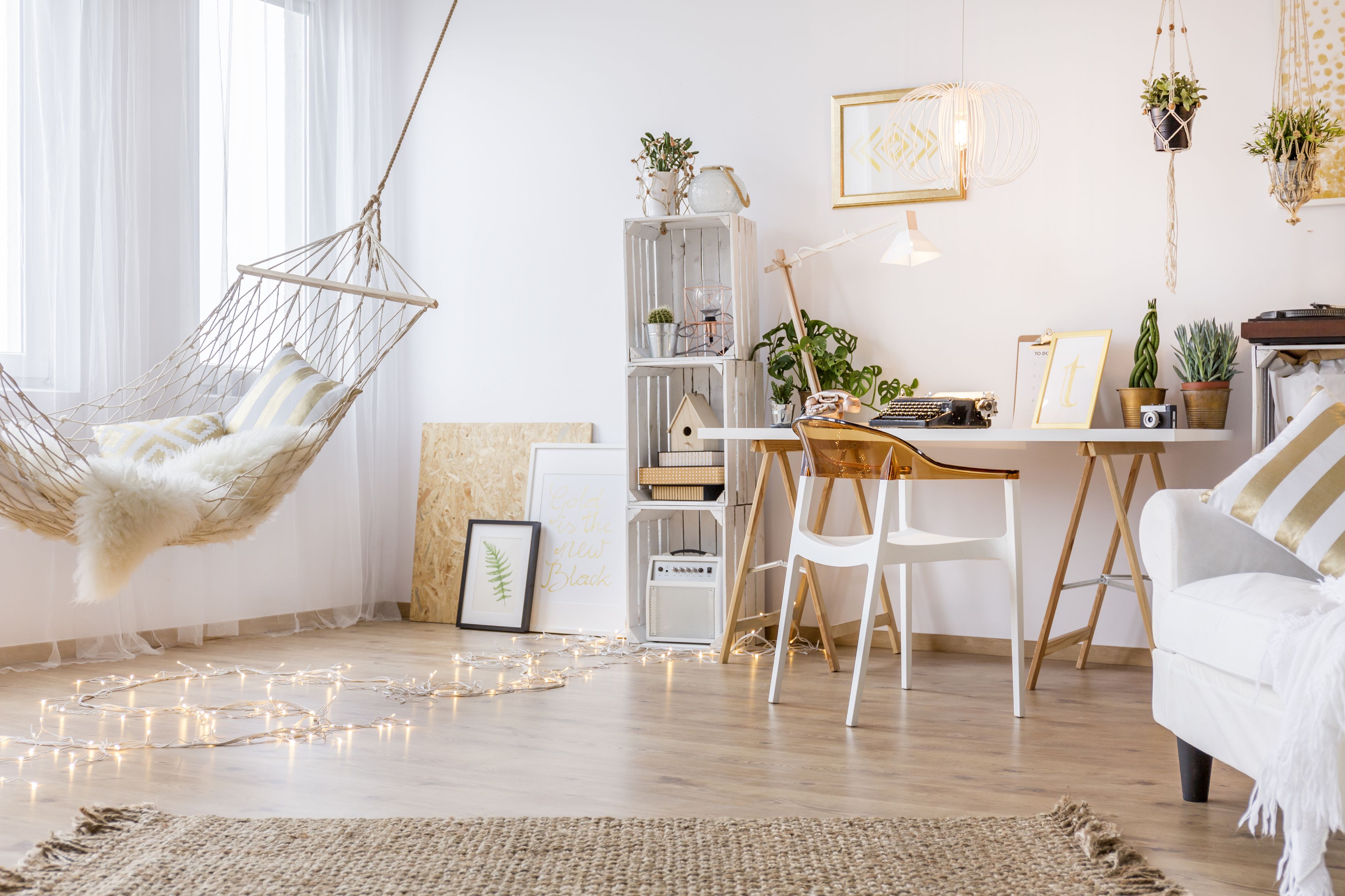 bedroom hammock swing