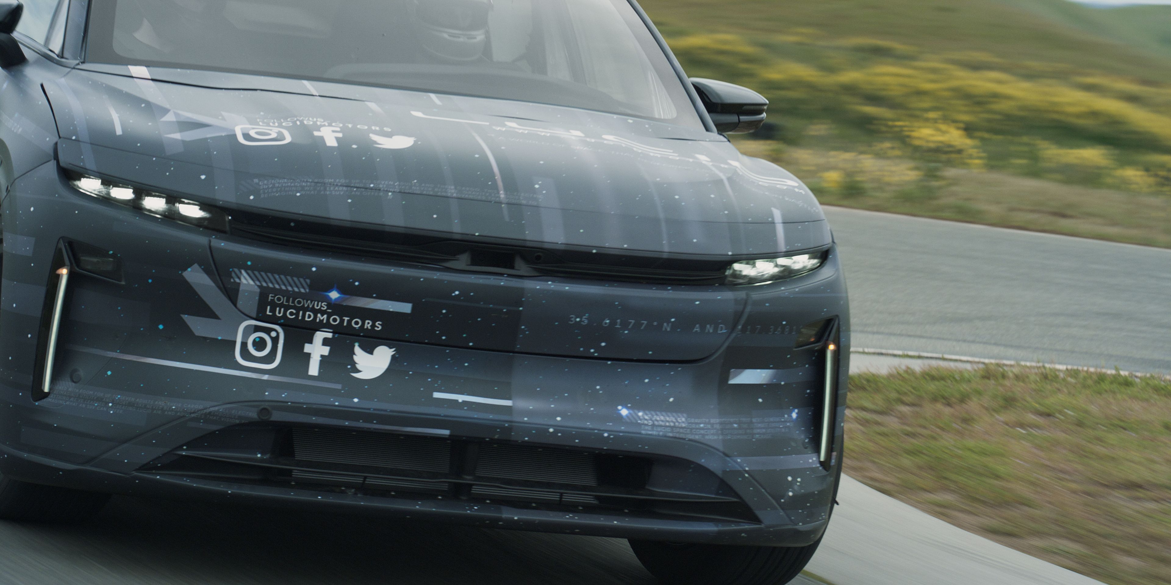 Here's the Lucid Gravity SUV Doing On-Road Testing