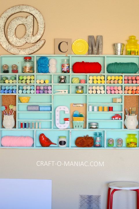 15 Craft Room Organization Ideas Best, Hobby Room Shelving