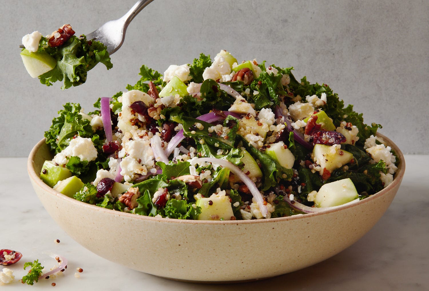 Cranberry Apple Quinoa Salad Will Actually Have You Craving Greens