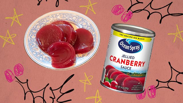 canned cranberry sauce from ocean spray