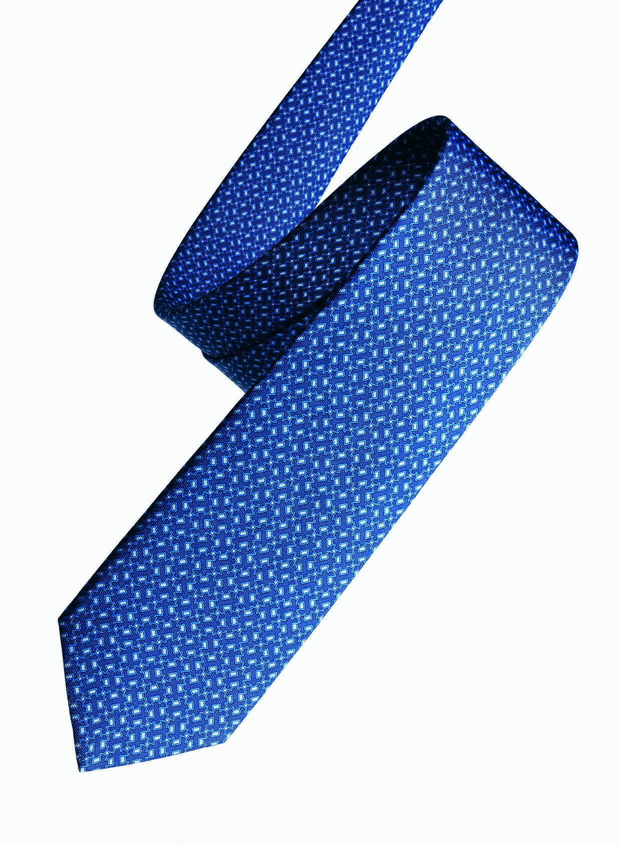 hermes ties blue