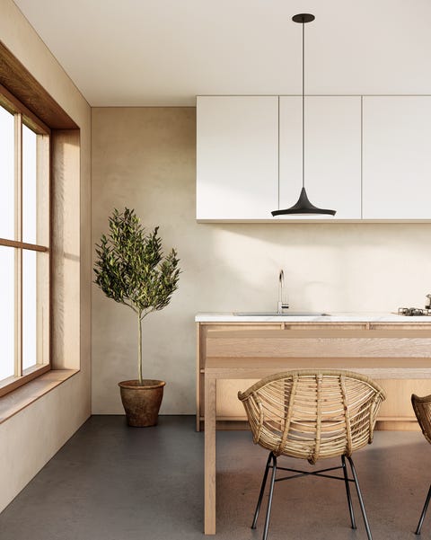 japandi modern scandinavian style apartment interior