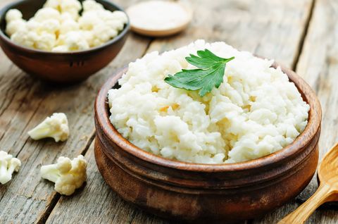 creamy cauliflower garlic rice