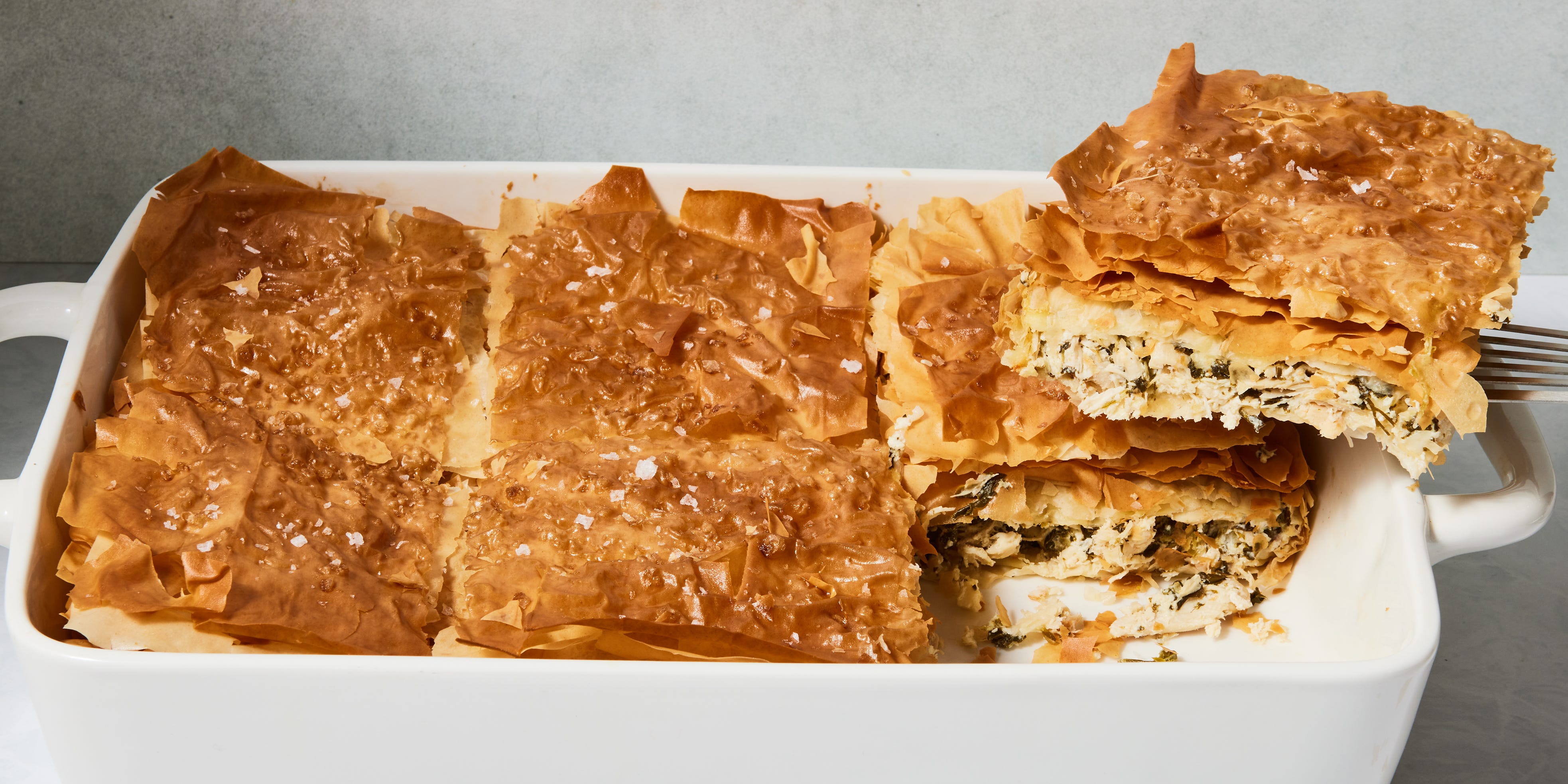 Creamy Chicken Spanakopita Bake Shakes Up Casserole Night