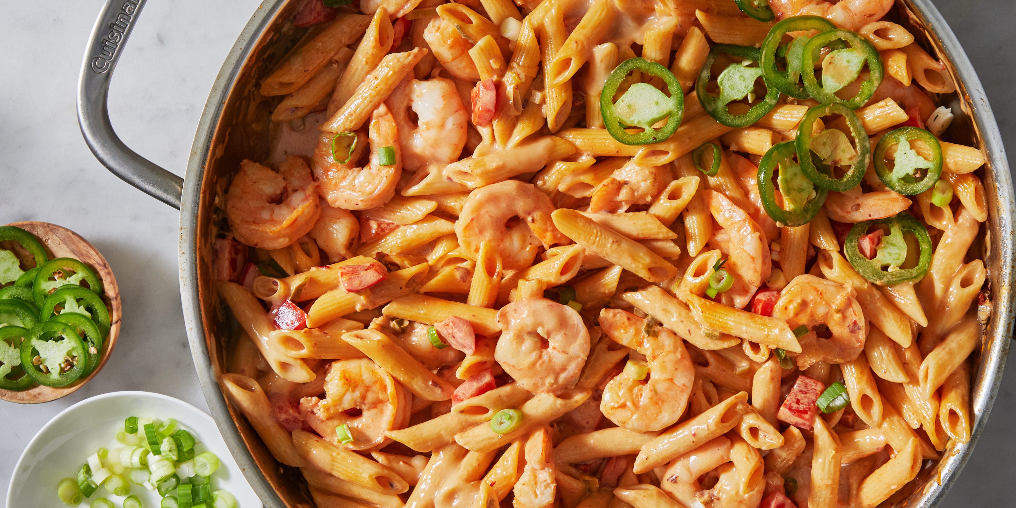 Spice Up Your Weeknight Dinner With Creamy Chipotle Shrimp Pasta