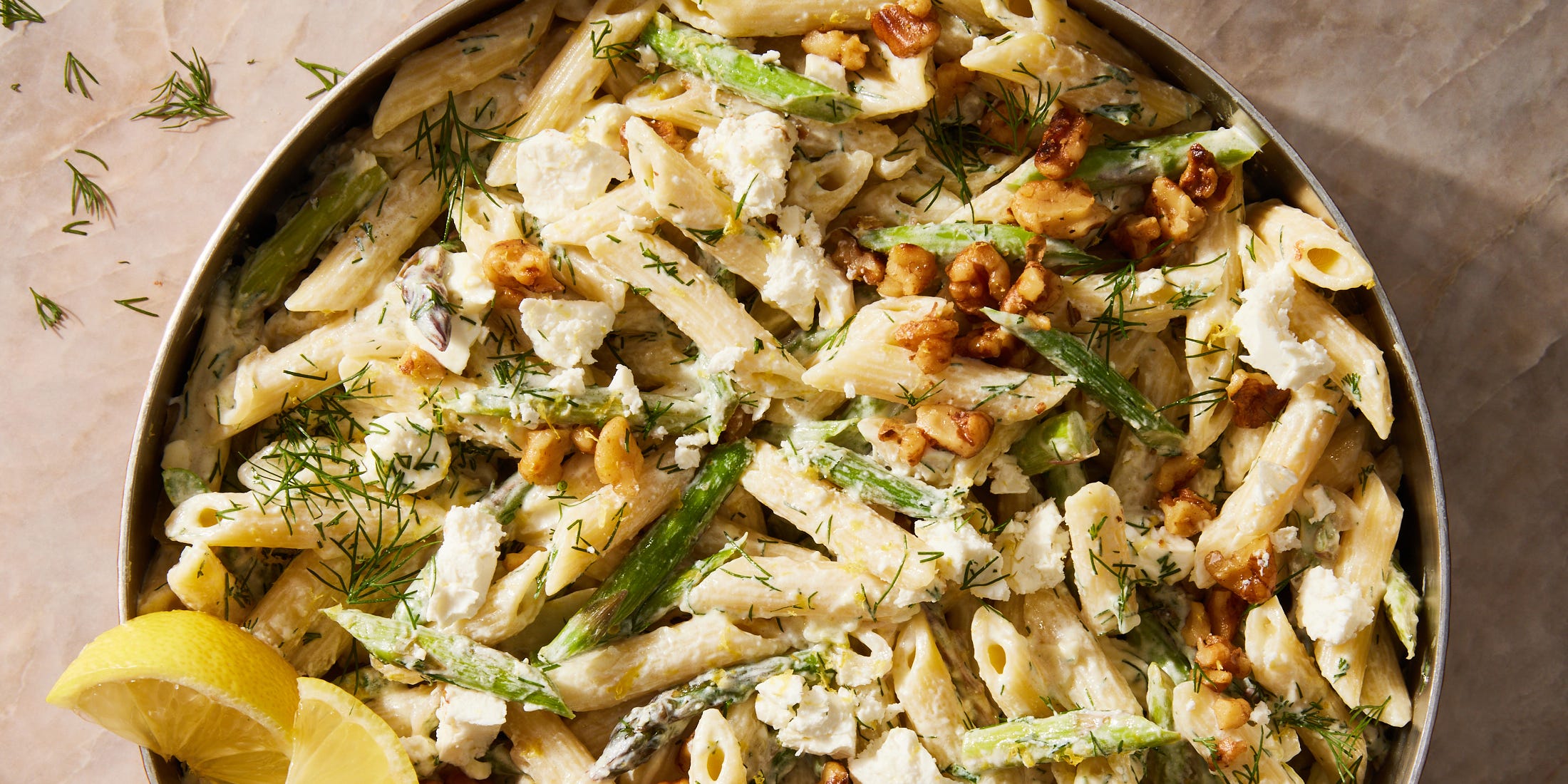 The Secret To This Feta-Lemon Penne? It's All In The Creamy, Tangy Sauce