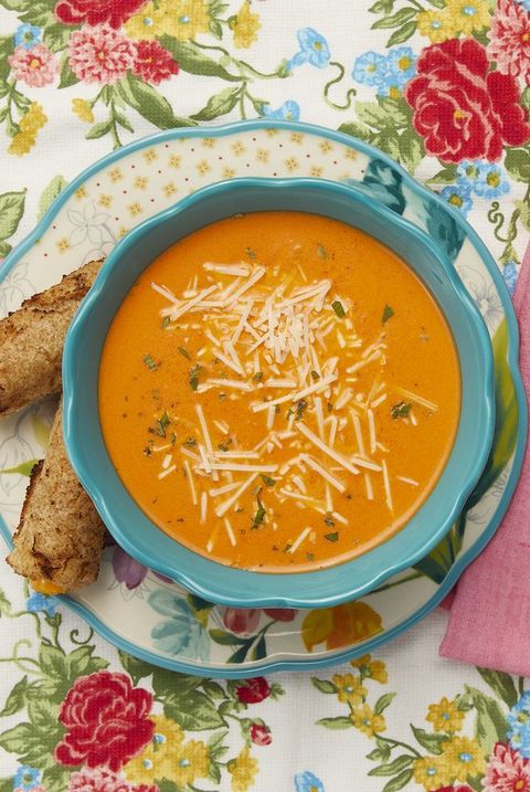 creamy red pepper soup