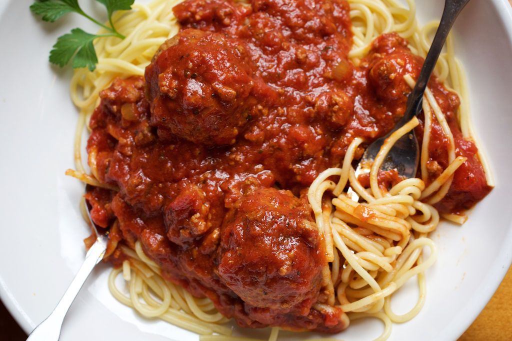 spaghetti with four cheese meat sauce olive garden