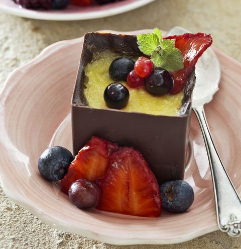 Receta: Crema de mango con cup de chocolate receta crema de mango con cup de chocolate