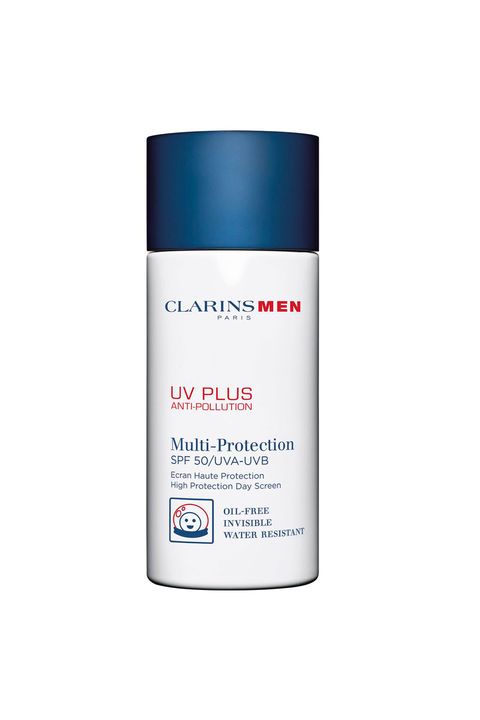 Crema Multiprotección UV PLUS Antipolución de Clarins Men.