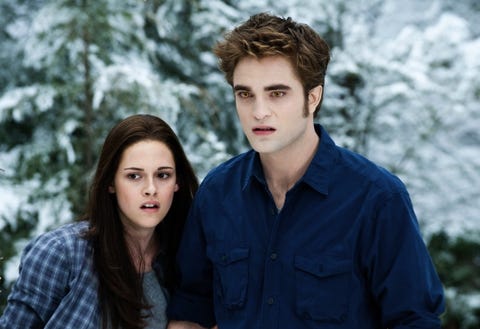 Kristen Stewart and Robert Pattinson in 'Twilight'