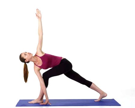 Crescent Lunge Twist, Arms Extended