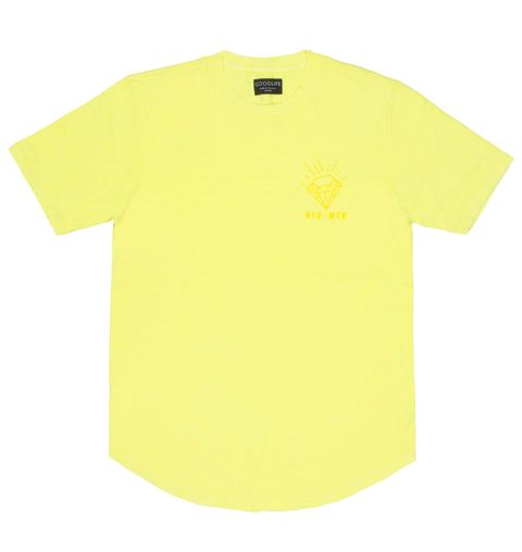T-shirt, Clothing, Yellow, White, Product, Green, Sleeve, Active shirt, Orange, Top, 