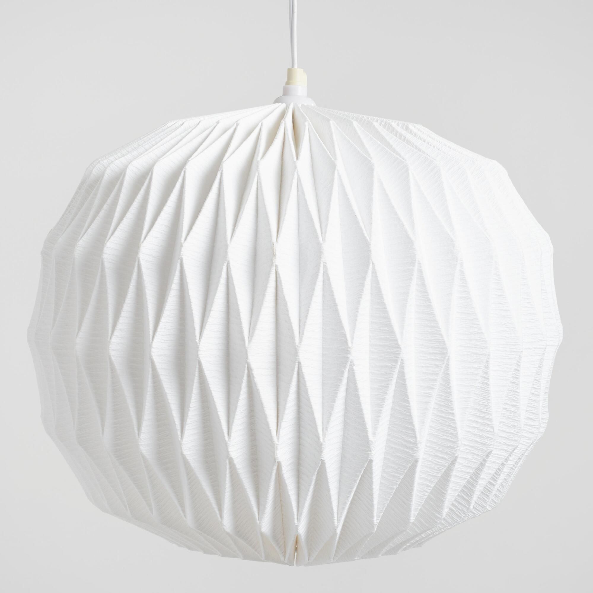 large white paper light shades