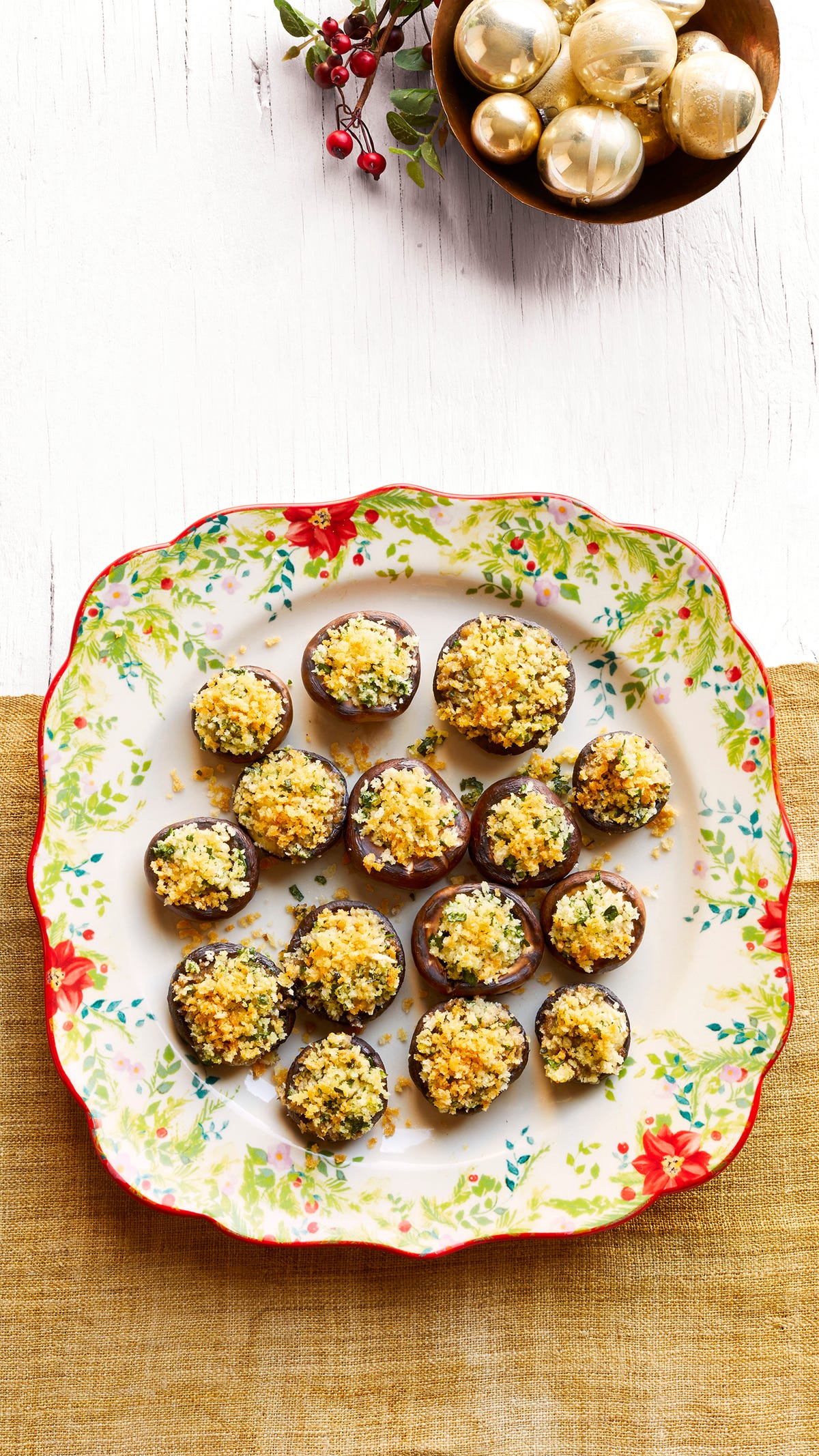 Best Crispy Brie-Stuffed Mushrooms Recipe - How to Make Brie-Stuffed