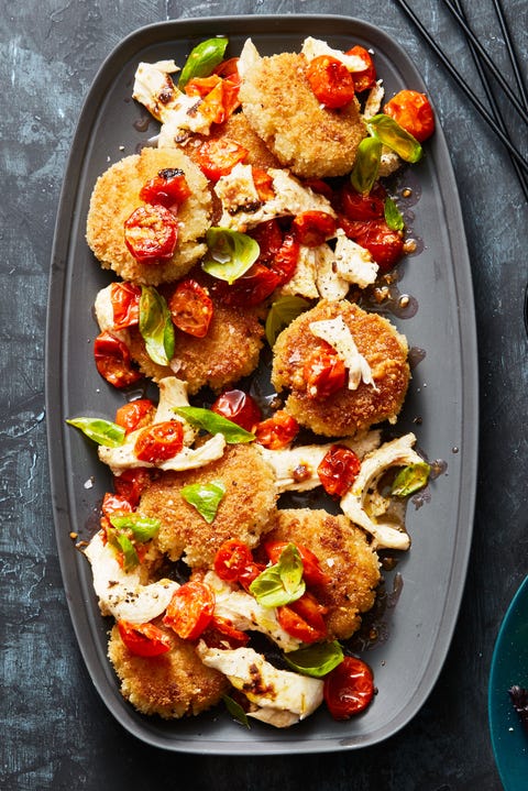 crispy caprese cakes