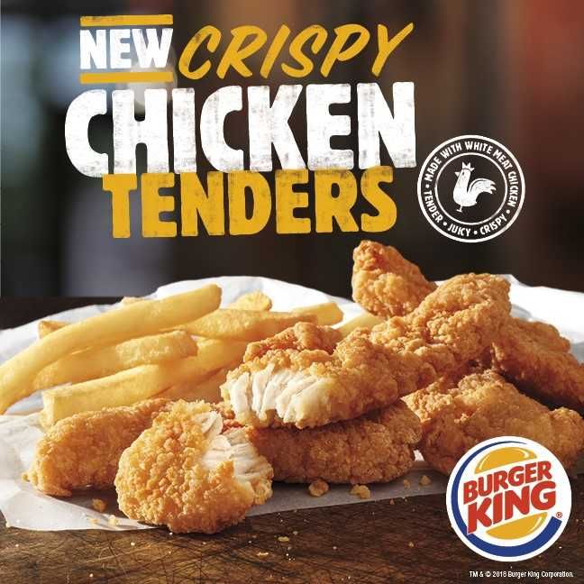 Burger King Has New Crispy Chicken Tenders And They Sound Cluckin' Good