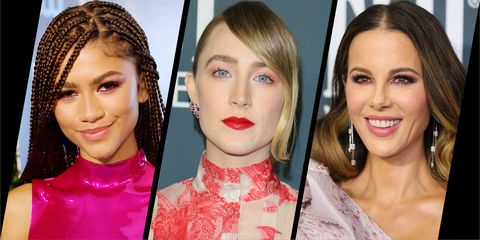 Pink make-up was the standout beauty trend at the Critics' Choice Awards 2020