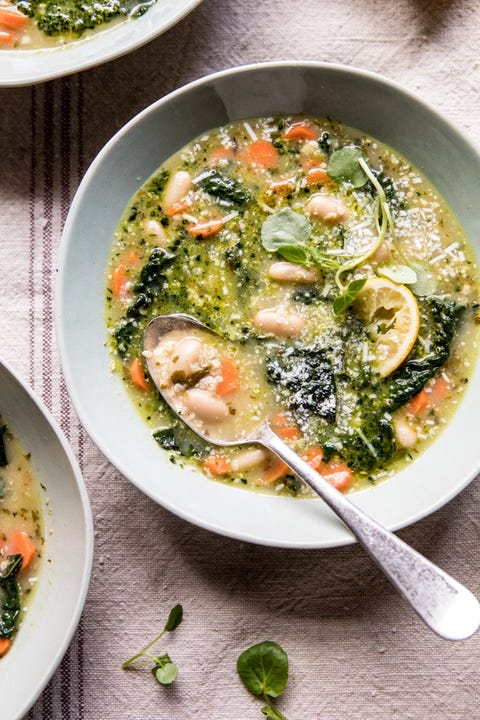healthy slow-cooker soup recipes: crockpot tuscan white bean and lemon soup healthy slow-cooker soup recipes: crockpot tuscan white bean and lemon soup