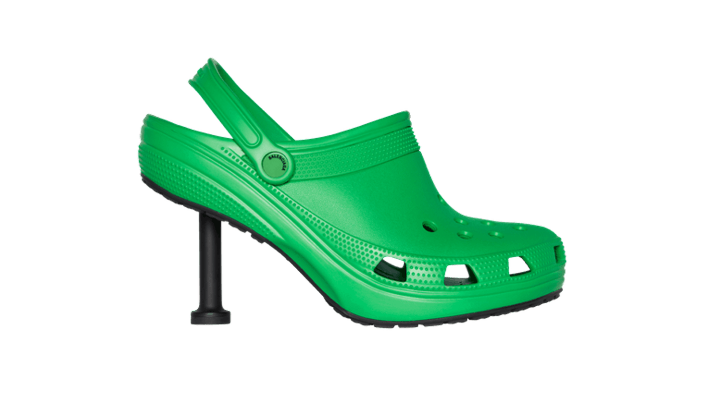 clear toe crocs