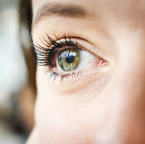 cropped image of woman eye