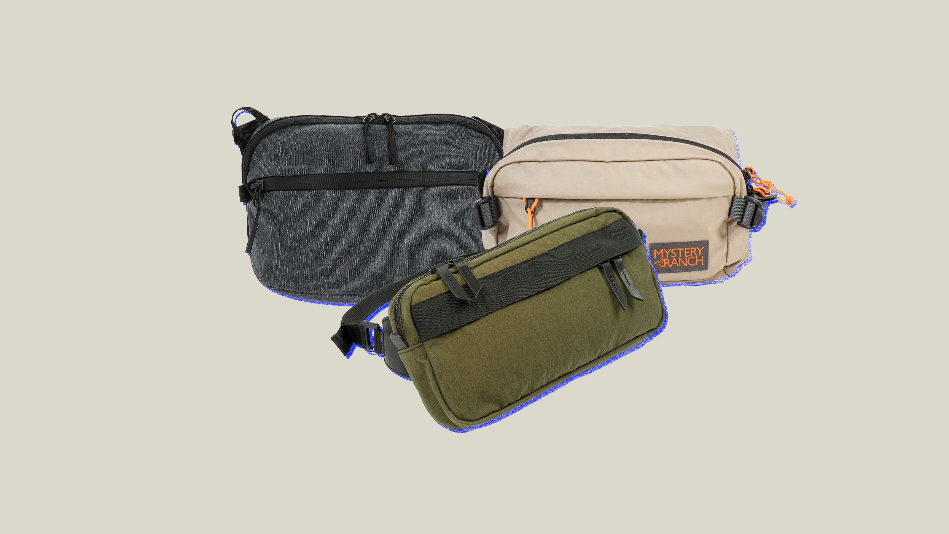 Men's Small Bags: Small Designer Shoulder & Belt Bags