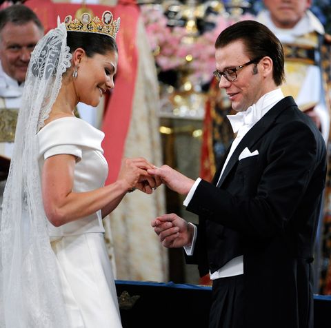 ceremony for Swedish Crown Princess Victoria and Daniel Westling