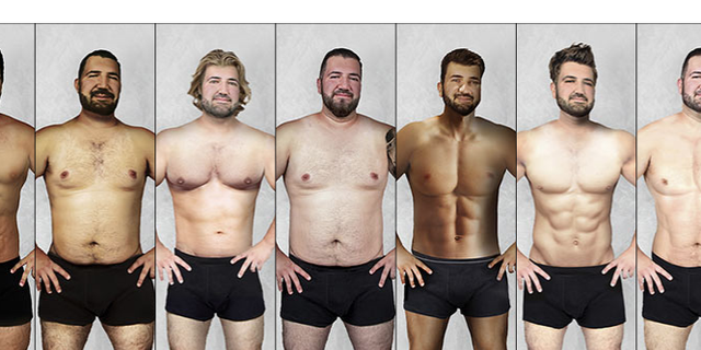 Así el cuerpo masculino ideal en 19 países gracias al Photoshop