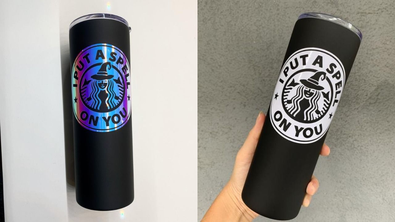 24oz Starbucks Tumbler Lydia Camera Tumbler Perfect for your Witchy Woman