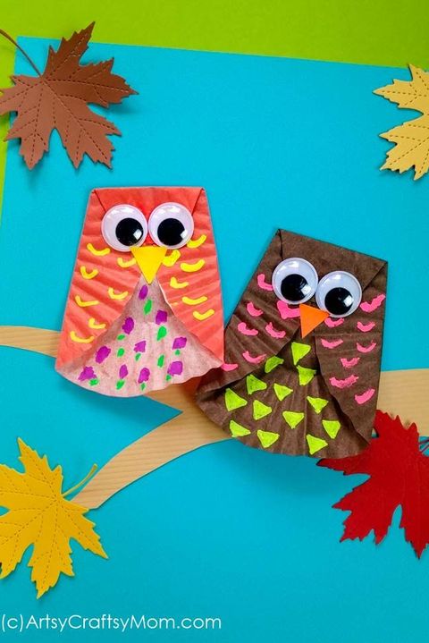 thanksgiving crafts for kids owls