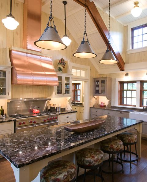 25 Stunning Double Height Kitchen Ideas - Kitchen Lighting For Tall Ceilings