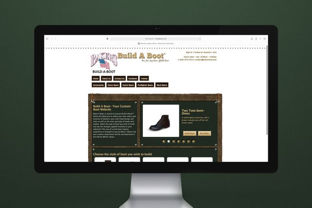 built a boot website